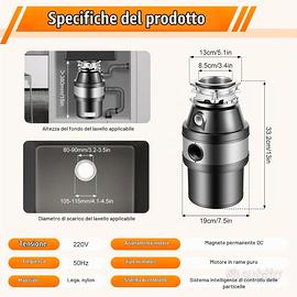 Tritarifiuti sottolavello