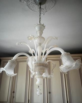 Lampadario vetro di Murano anni 60 - vintage
