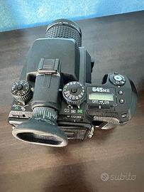 Pentax 645NII con zoom 80/160 e 45 mm