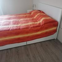 Letto Ikea Malm 160x200 con  materasso e cassetti