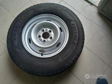 Ruota di scorta da 16 pollici 225/75/16,per ducato