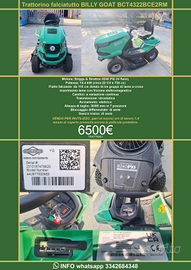 Trattorino falciatutto BILLY GOAT BCT4322BCE2RM