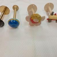 Lotto 4 fermatende diversi - Due per camerette bim