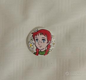 Anna dai capelli rossi - ciondolo fatto a mano 