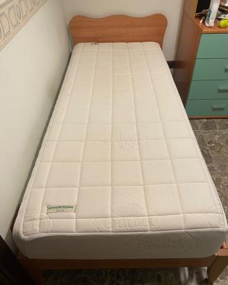 DOIMO Letto singolo, rete classica e materasso