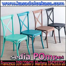 SEDIE IMPILABILI INTERNO ESTERNO IGNIFUGO CERTIFIC