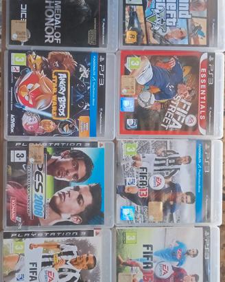 8 Giochi Ps3 GtA V Angry Bird Guerra Calcio ecc