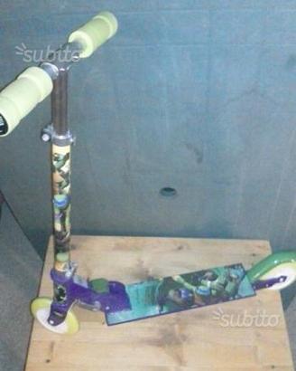 Monopattino 2 ruote ninja turtles