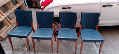 set 4 sedie Cattelan Italia da restaurare