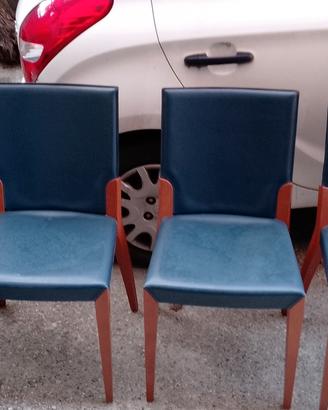 set 4 sedie Cattelan Italia da restaurare
