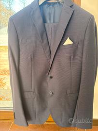 Abito cerimonia Paoloni blu navy tg 52