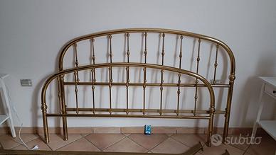 Letto in ottone