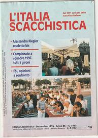 L'ITALIA SCACCHISTCA SETTEMBRE 1995 N° 1080