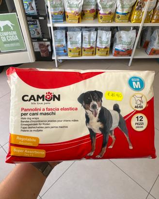 Pannolini fascia cane