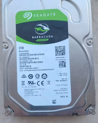 HardDisk Seagate BarraCuda 3TB 3.5" SATA III