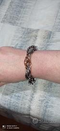 Bracciale in acciaio donna mai usato