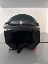Casco jet Duraleu verde militare opaco – Taglia XS