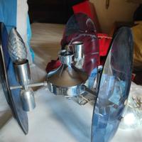 Lampadario modernariato a sospensione anni 60/70