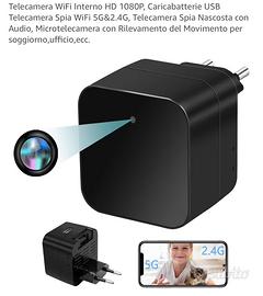 Telecamera Spia WiFi HD 1080P Caricabatterie