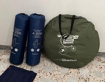 Tenda Quechua 2 seconds + materassini autogonfiant