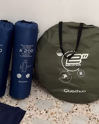 Tenda Quechua 2 seconds + materassini autogonfiant