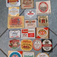 20 etichette di birra anni 80, per collezionisti