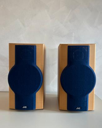 Coppia casse JVC SP-UXG6 24 W - design legno blu