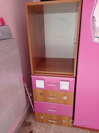 cassettiera libreria 