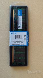 SOLO AMD RAM PC2-6400U-CL6 4GB DDR2 800