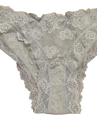 slip cotone con pizzo donna