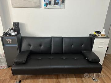 Divano letto Pelle