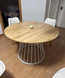 Tavolo 6 persone allingabile Legno e Metallo nuovo