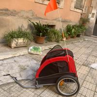 Rimorchio per bici per cani max 30kg - Croci