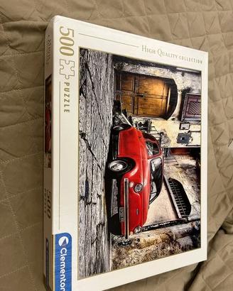 Puzzle Macchina Fiat (500 pezzi) Clementoni