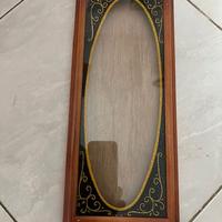 Bacheca o quadretto in legno e vetro