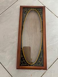 Bacheca o quadretto in legno e vetro