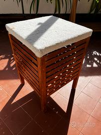 portabiancheria Sgabello Molger Ikea