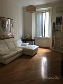 Divano pelle bianco seminuovo Chateaux d'Ax