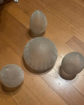 Vetri antichi per lampadario liberty