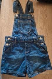 salopette bimba in jeans 