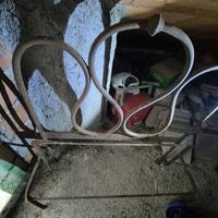 spalliere del letto in ferro battuto