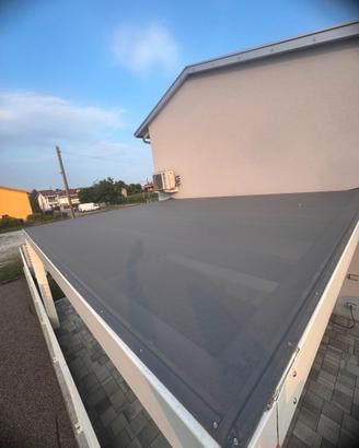 Telo microforato SOLTIS 5x6 m per pompeiana