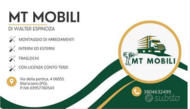 Traslochi- Montaggio mobili -Licenza Conto terzi
