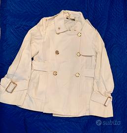 Gucci Trench Bianco TG 42 donna