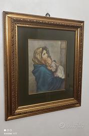 Quadro Madonna con bambino di Ferruzzi