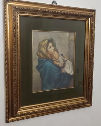 Quadro Madonna con bambino di Ferruzzi