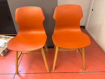 Coppia di sedie Horm Stereo Wood Polipropilene