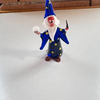 Mago blu vetro stile Murano