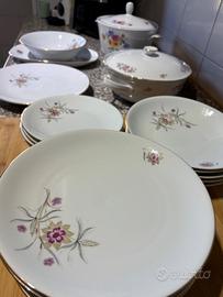 Cordinato da tavola vintage in porcellana