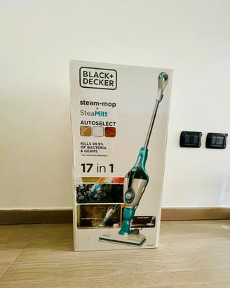 Black&Decker steam mop - 17 accessori